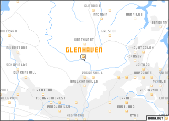 map of Glenhaven