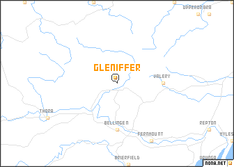 map of Gleniffer