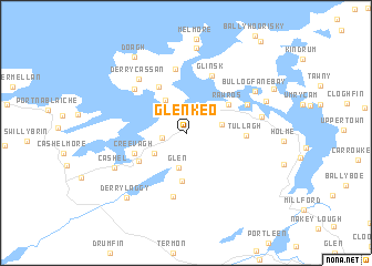 map of Glenkeo