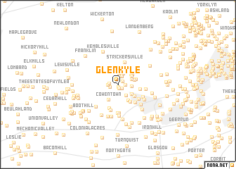 map of Glen Kyle