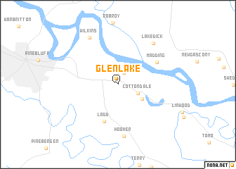 map of Glenlake