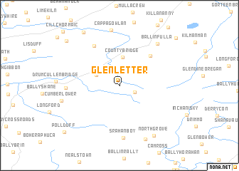 map of Glenletter