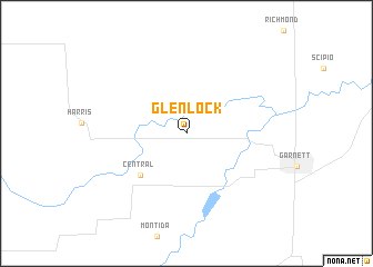 map of Glenlock