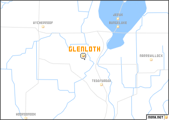 map of Glenloth