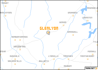 map of Glenlyon