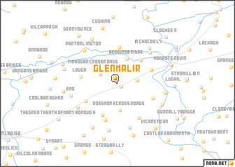 map of Glenmalir