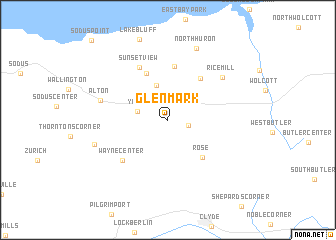 map of Glenmark