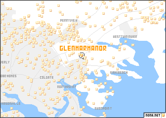 map of Glenmar Manor