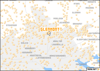 map of Glenmont