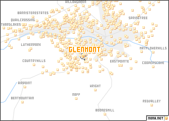map of Glenmont