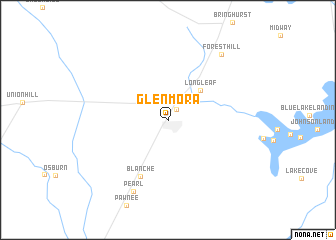 map of Glenmora