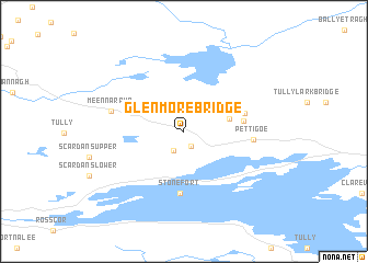 map of Glenmore Bridge