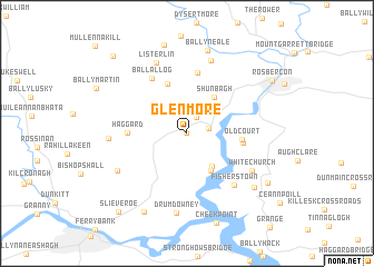 map of Glenmore