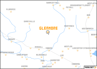 map of Glenmore
