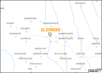 map of Glenmore