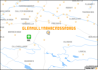 map of Glenmullynaha Cross Roads