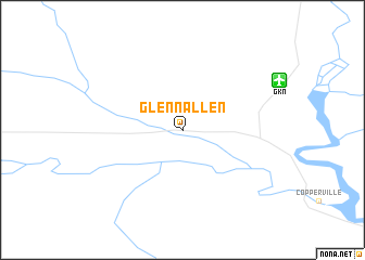 map of Glennallen