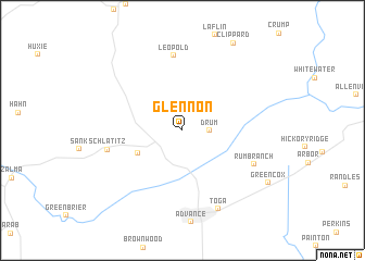 map of Glennon