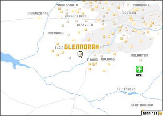 map of Glen Norah