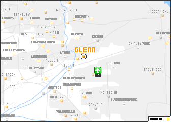 map of Glenn