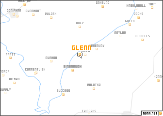 map of Glenn