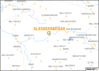 map of Glenogra Bridge