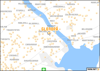 map of Glenora
