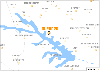 map of Glenora