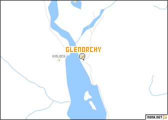 map of Glenorchy