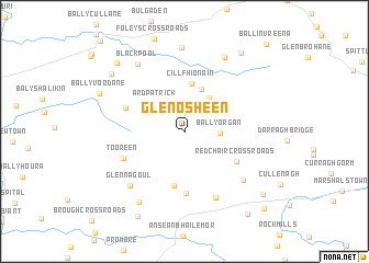 map of Glenosheen