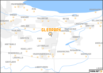 map of Glen Park