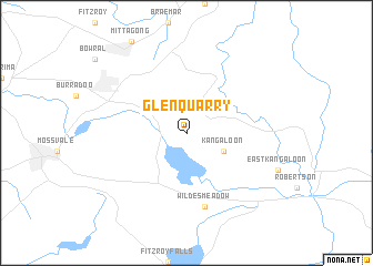 map of Glenquarry