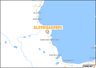 map of Glenridge Park