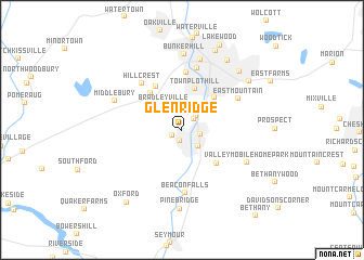 map of Glen Ridge
