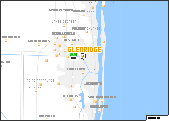 map of Glen Ridge