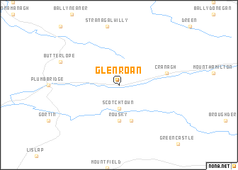 map of Glenroan