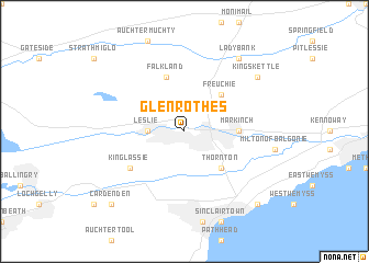 map of Glenrothes