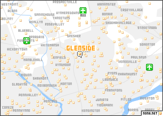 map of Glenside