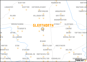 map of Glentworth