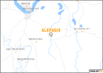 map of Glen Ugie