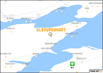 map of Glenurguhart