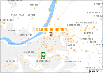 map of Glenview Manor