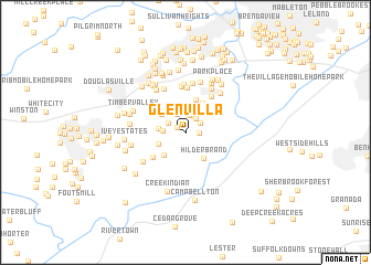 map of Glen Villa