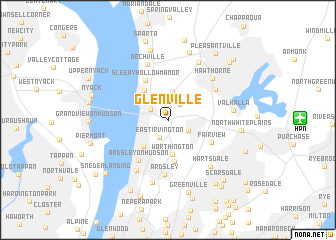 map of Glenville