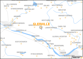 map of Glenville