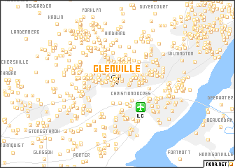 map of Glenville