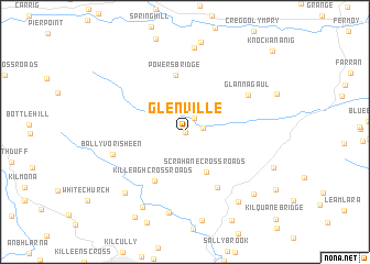 map of Glenville