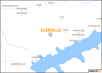 map of Glenville