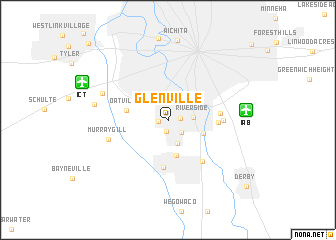 map of Glenville