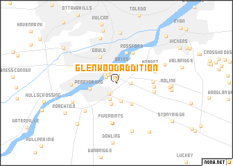 map of Glenwood Addition